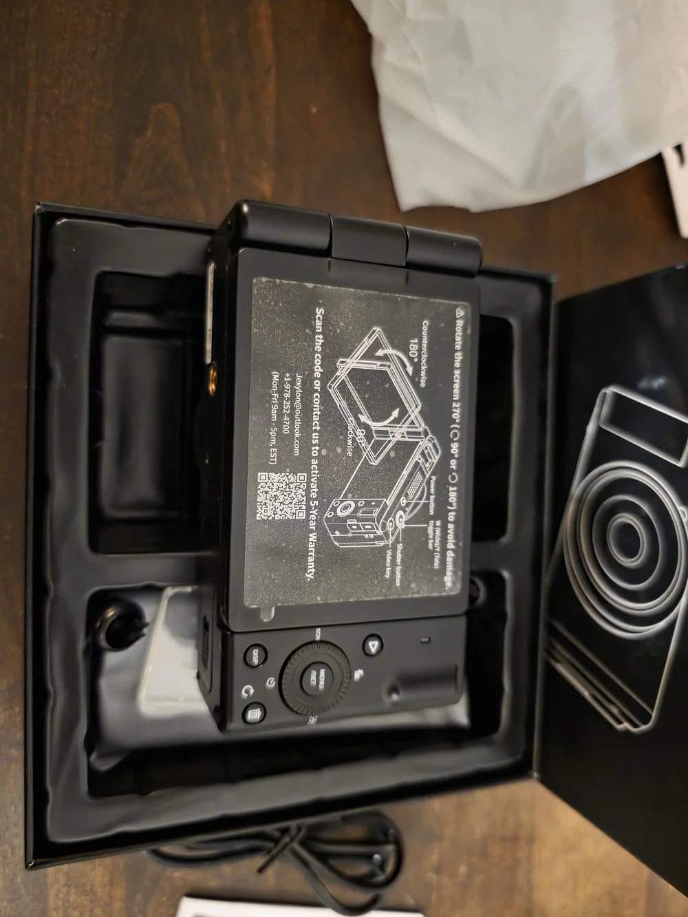 Black Digital Camera - Compact Travel Camera